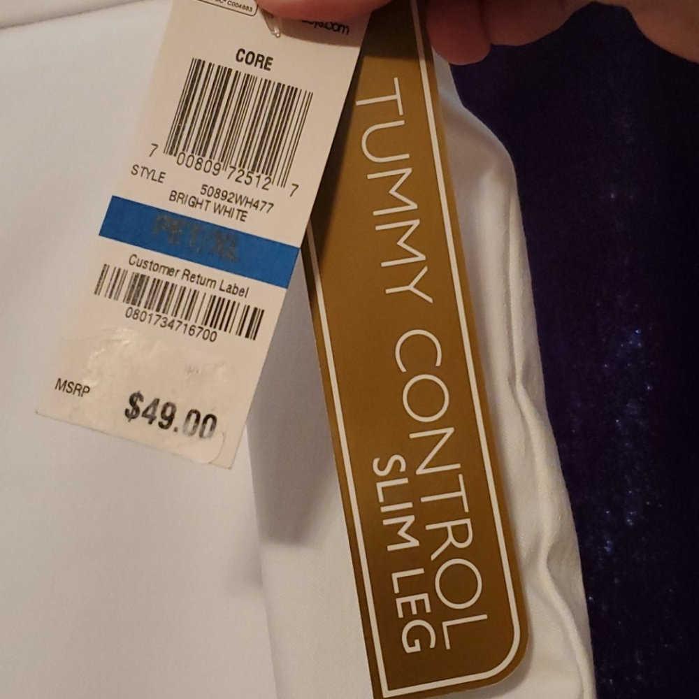 JM Collection White Pants - Picture 2 of 6